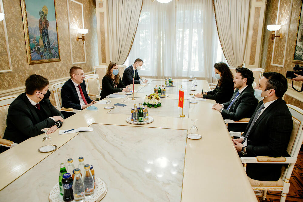 Abazović - Rinkevičs, Foto: Vlada Crne Gore