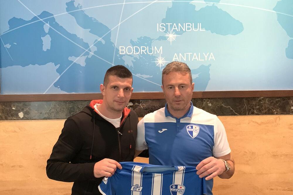 Bećiraj i sportski direktor Dečića Marko Camaj, Foto: Privatna arhiva