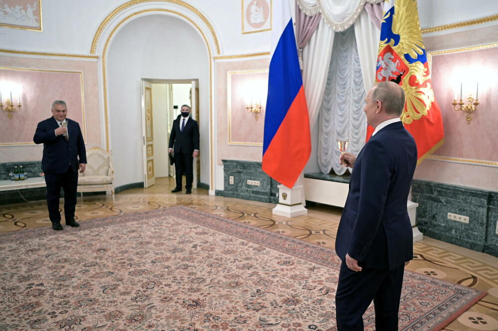 Putin i Orban juče u Moskvi, Foto: SPUTNIK