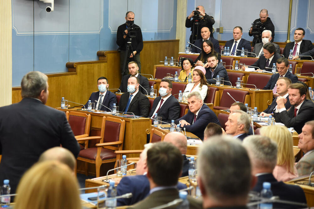 Sa jedne od prethodnih sjednica Skupštine, Foto: Luka Zeković