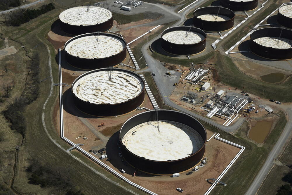 Naftni silosi u Kašingu u Oklahomi