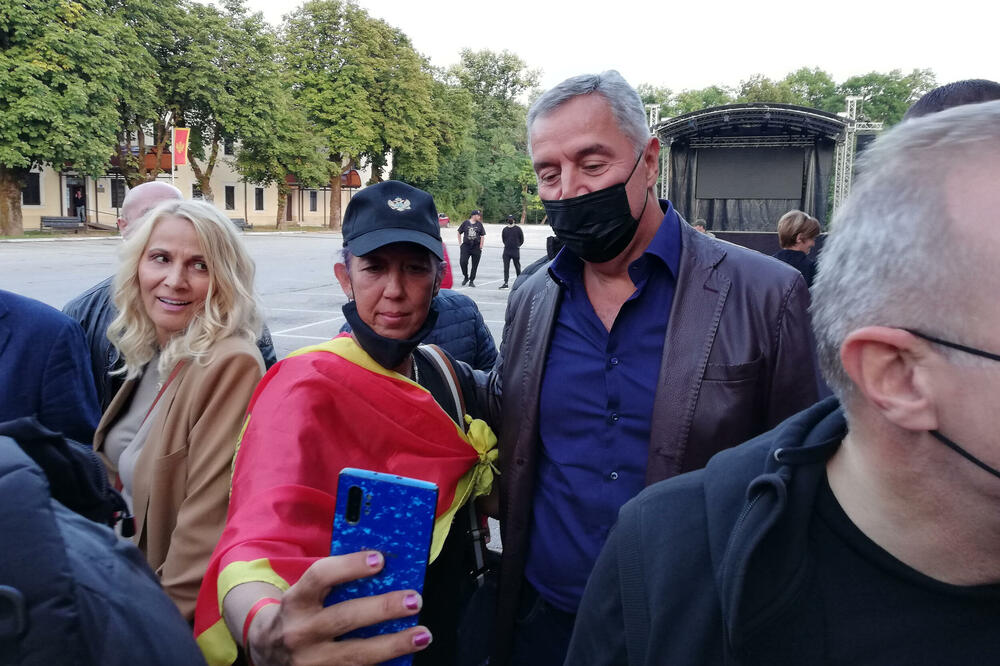 Đukanović na Cetinju 5. septembra, Foto: BORIS PEJOVIC