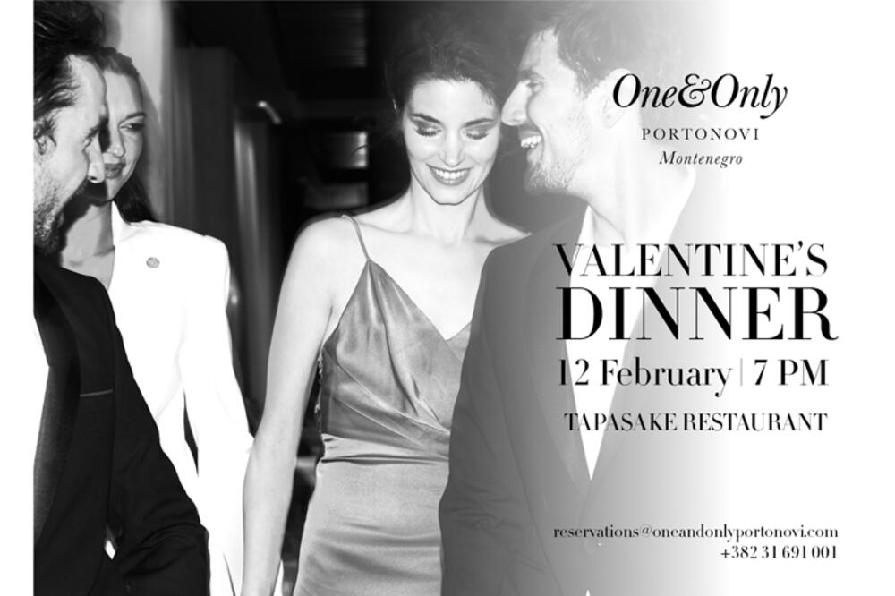 Valentine's Day dinner at the One&Only Portonovi resort