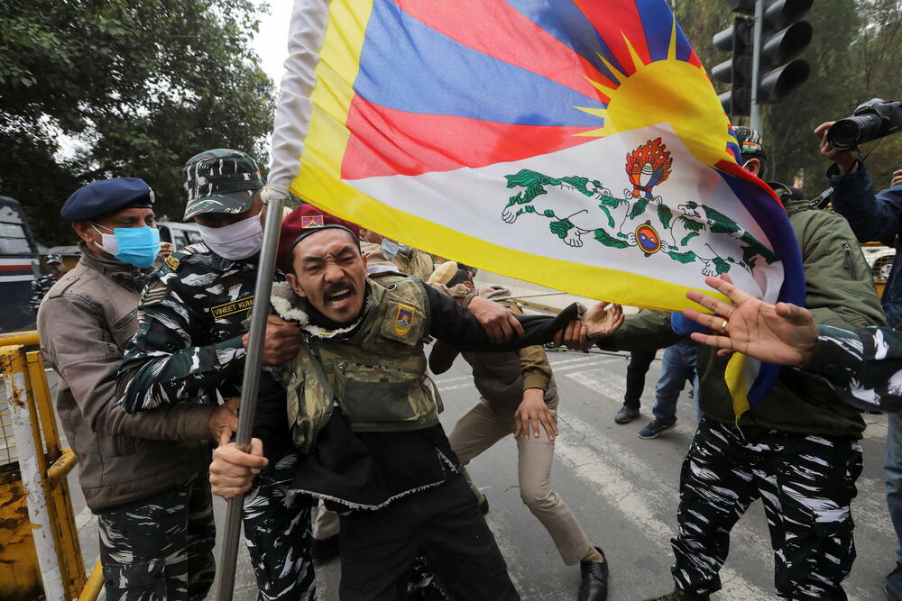 Tibetanci protest