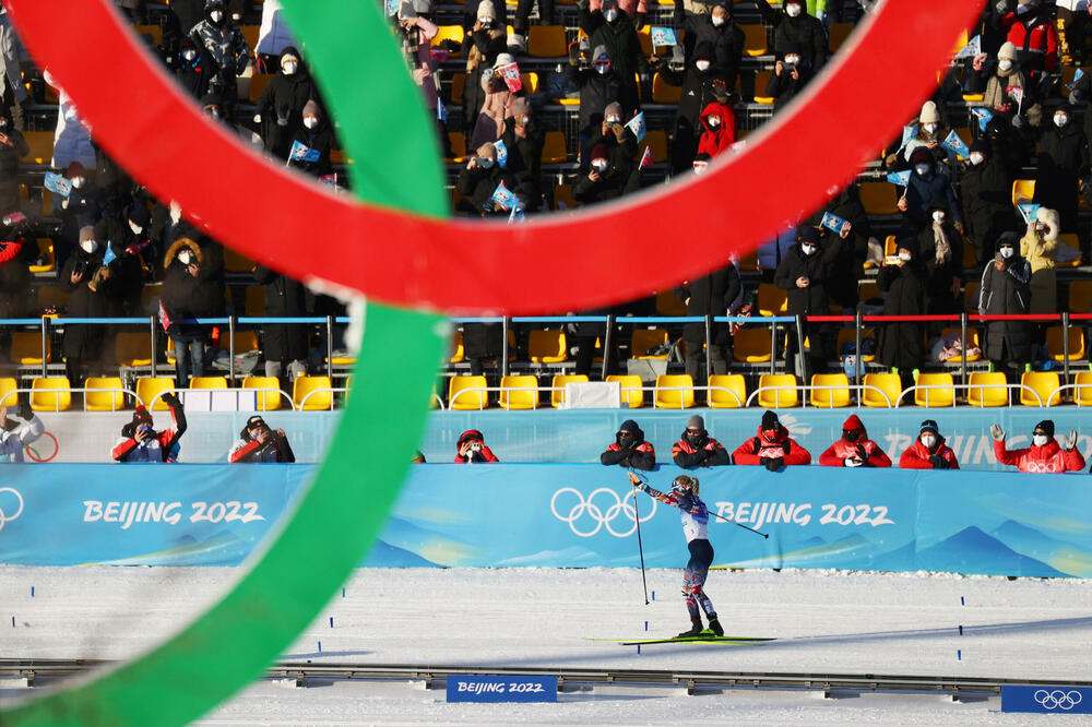 Johaug ulazi u cilj, Foto: Reuters
