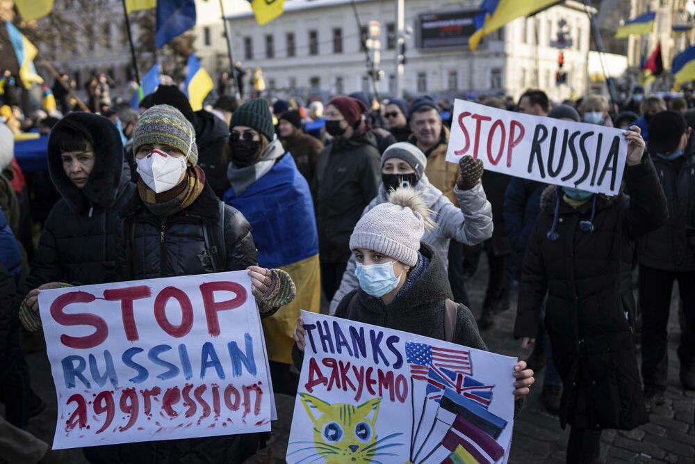 Sa jučerašnjih protesta u Harkovu