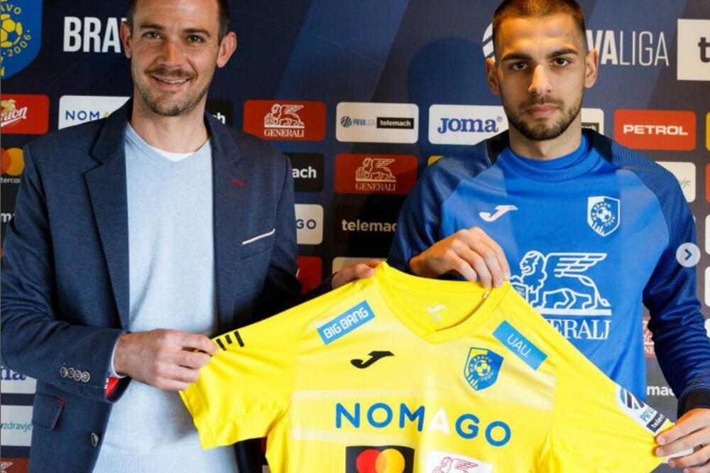 Stefan MIlić, Foto: Instagram / NK Bravo