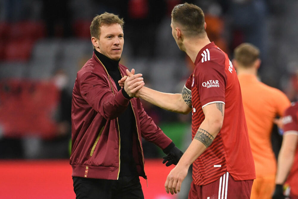 Zile sa trenerom Nagelsmanom, Foto: Reuters