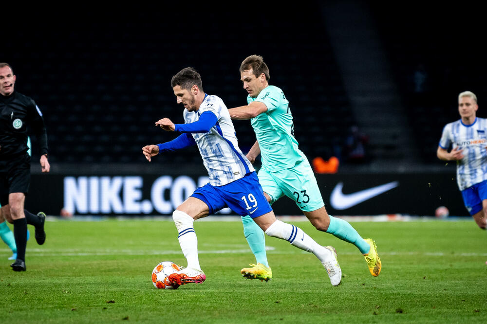 Jovetić je igrao cijeli meč, Foto: HerthaBSC