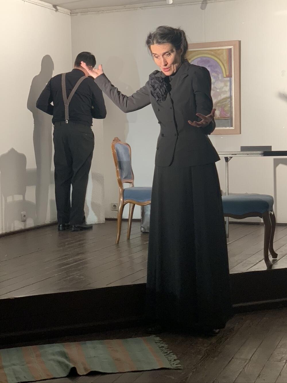 Scena iz predstave “Mileva Marić Ajnštajn”