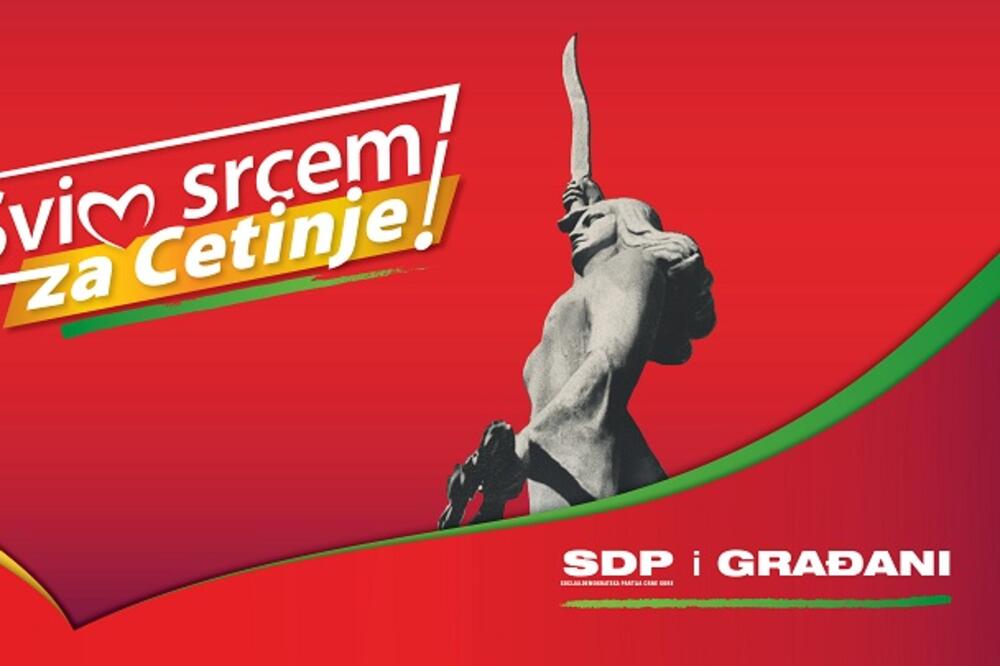 SDP i Građani - Svim srcem za Cetinje, Foto: SDP
