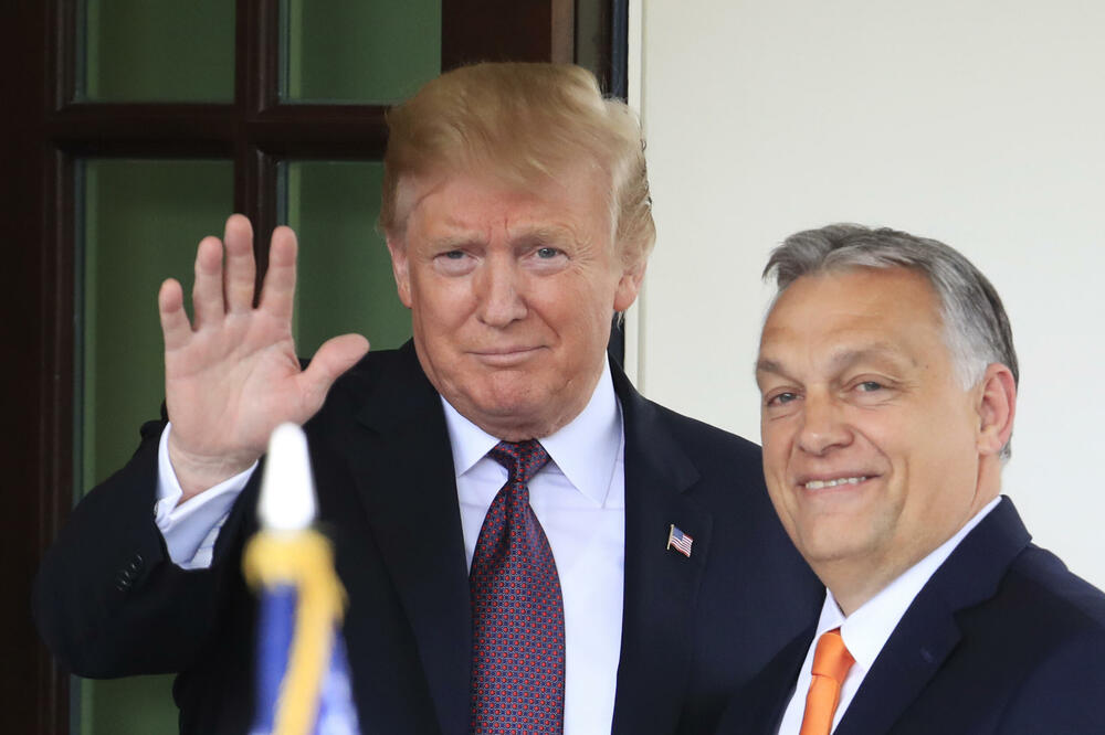 Tramp i Orban u Bijeloj kući 2019., Foto: Manuel Balce Ceneta