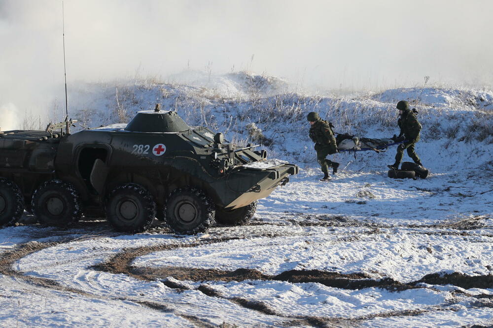 <p>Na poligonu Gožski održavaju se vojne vježbe snaga Rusije i Belorusije u regionu Grodnjenskoj oblasti. Fotografije je objavilo Ministarstvo odbrane Bjelorusije. Grodnjenska oblast u Bjelorusiji, graniči se sa Poljskom i Litvanijom</p>