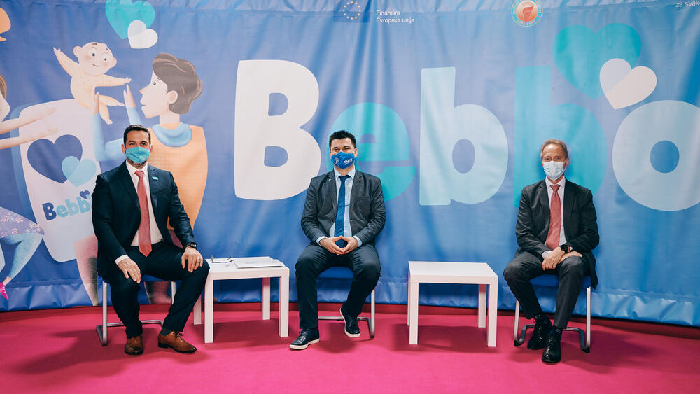 Huan Santander (šef predstavništva UNICEF-a u Crnoj Gori), Galić i Engstrom