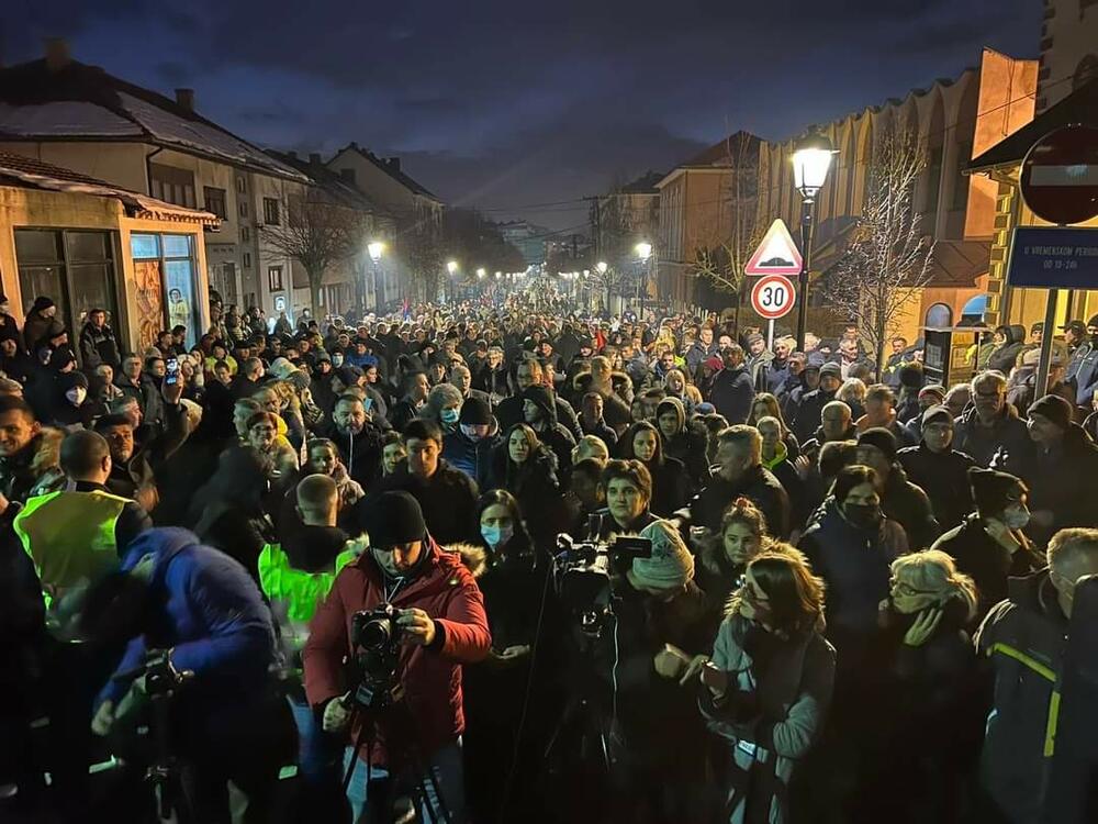 Pljevlja protest Demokrata