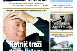 Naslovna strana "Vijesti" za 17. februar 2022.