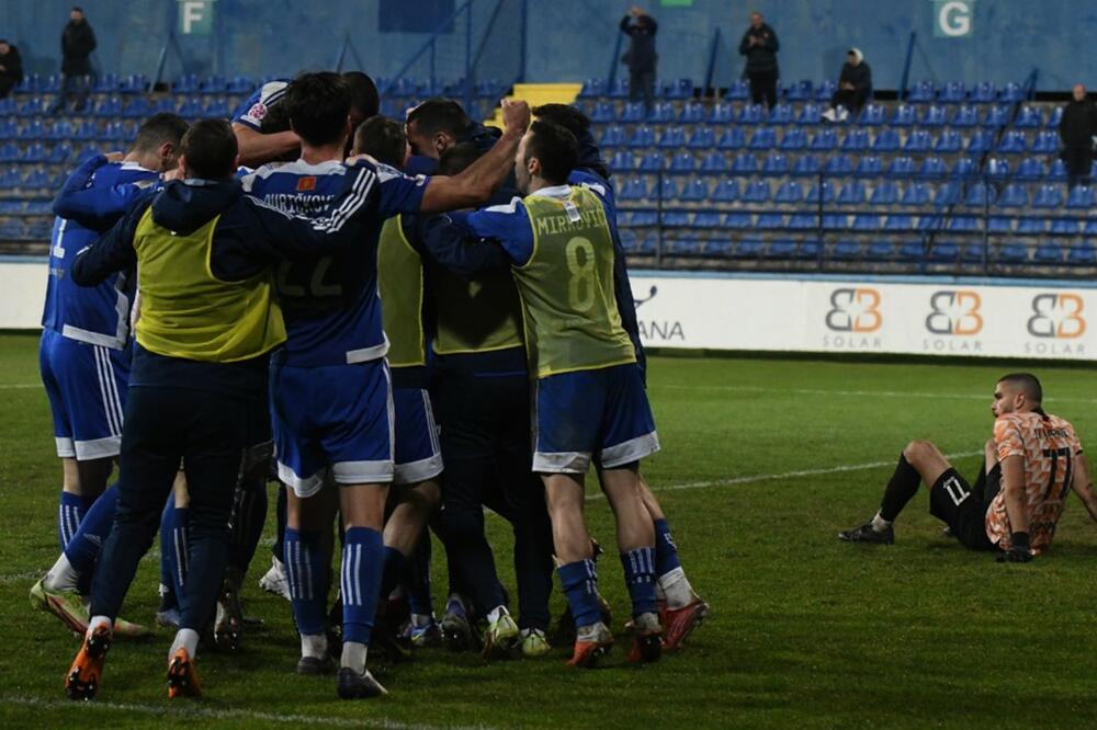 Slavlje fudbalera Budućnosti, Foto: FSCG