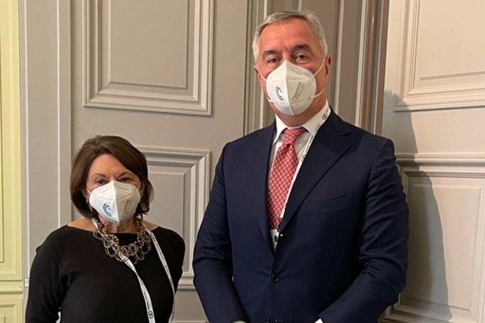 Di Karlo i Đukanović, Foto: Služba za informisanje Predsjednika Crne Gore