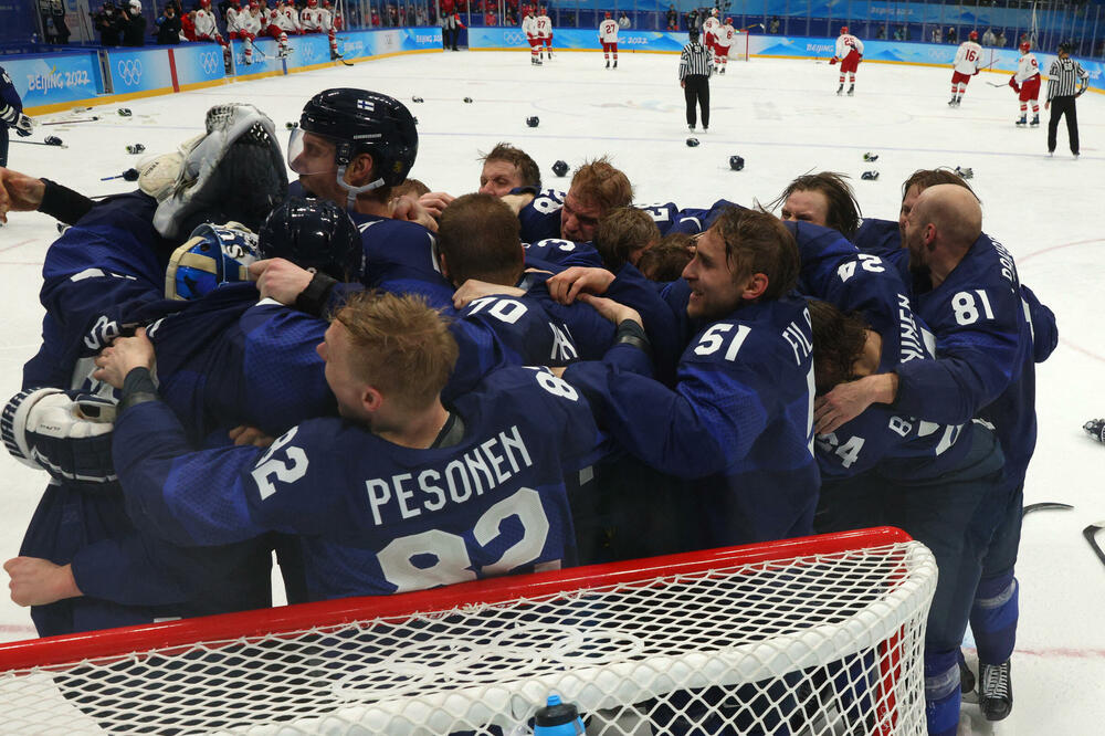 Finska slavi prvu pobjedu na turnirima ZOI, Foto: REUTERS