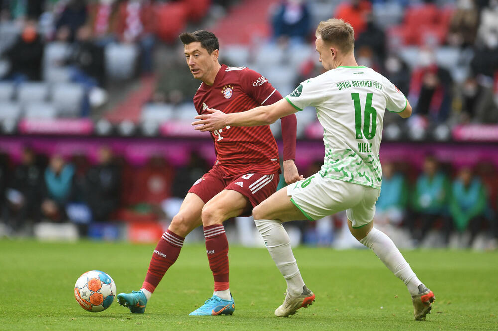 Levandovski na meču sa Grojter Firtom, Foto: Reuters