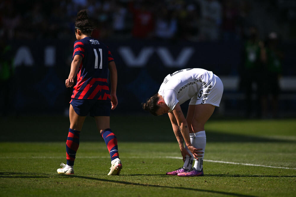 Mekejla Mur nakon jednog od tri autogola, Foto: Reuters