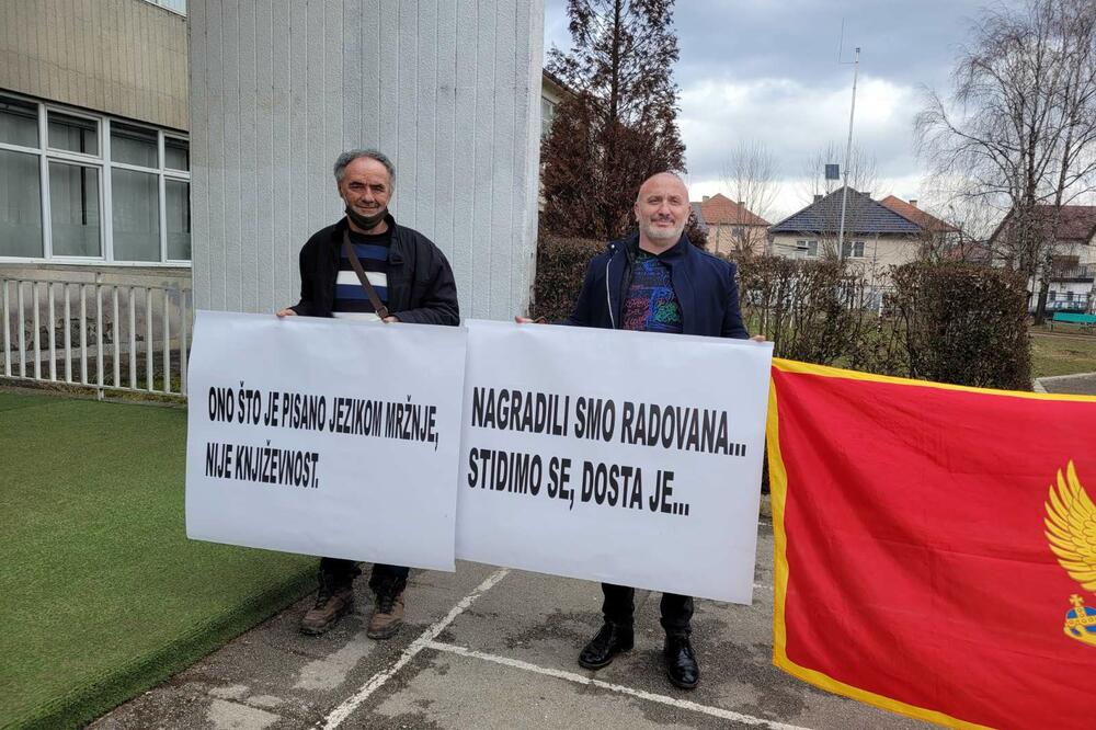 Sa protesta, Foto: Jadranka Ćetković