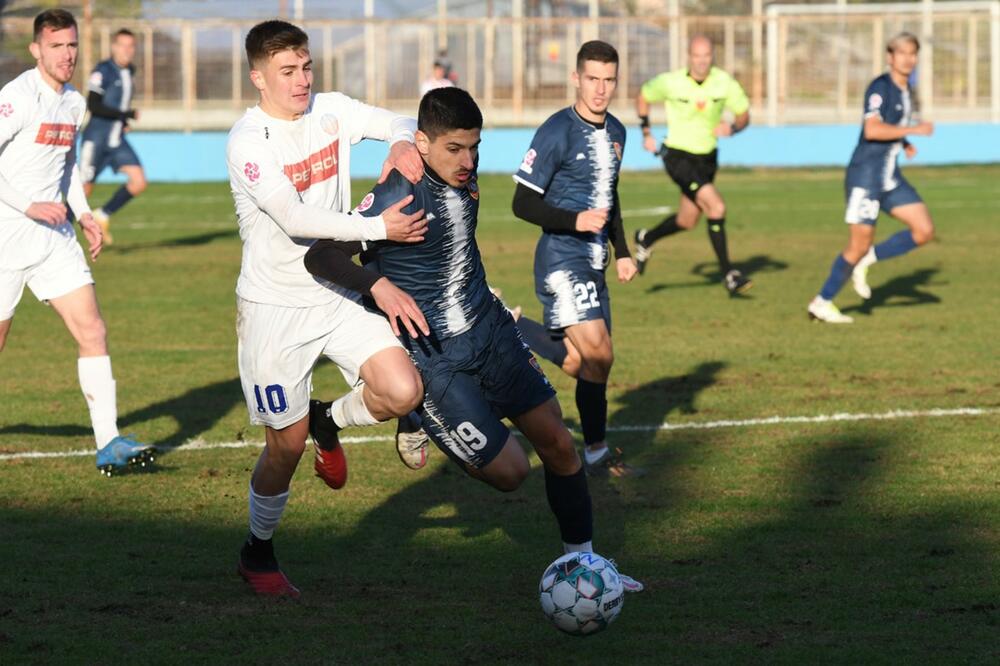 Vukčević u dresu Zete u prvom dijelu sezone, Foto: FSCG