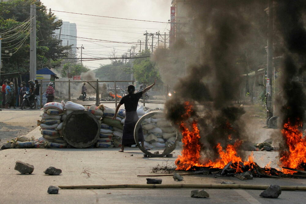 Neredi u Mjanmaru, Foto: Reuters