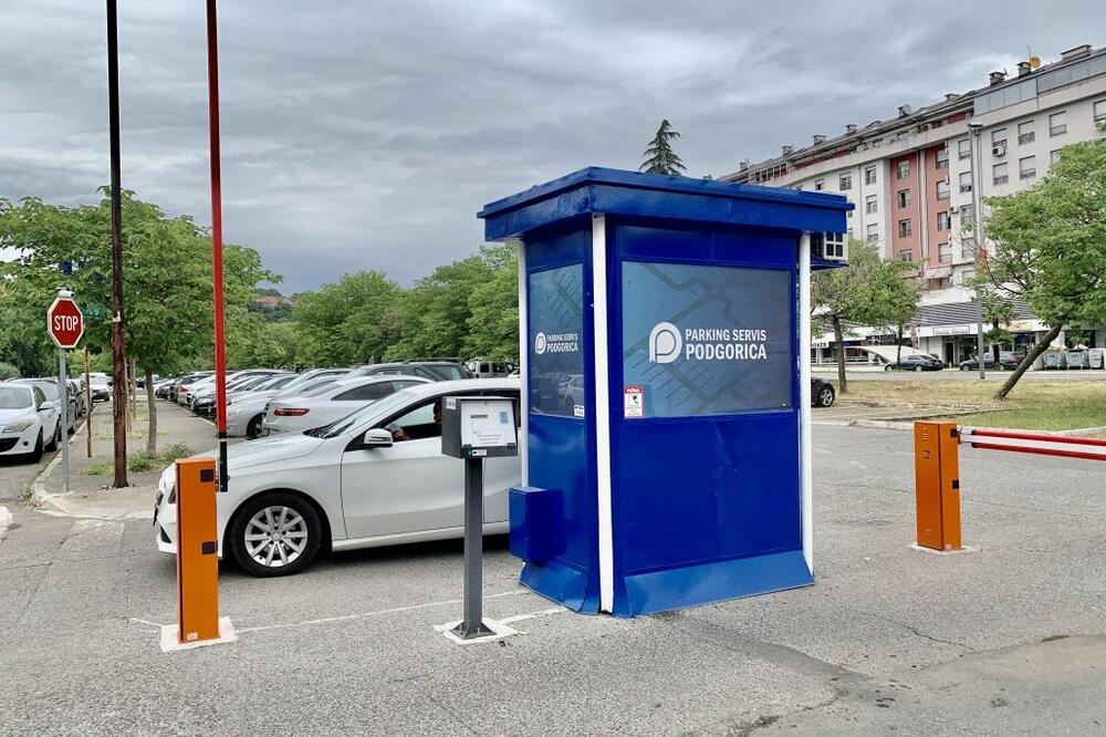 Jedna od naplatnih rampi preduzeća “Parking servis” u Podgorici (ilustracija), Foto: podgorica.me