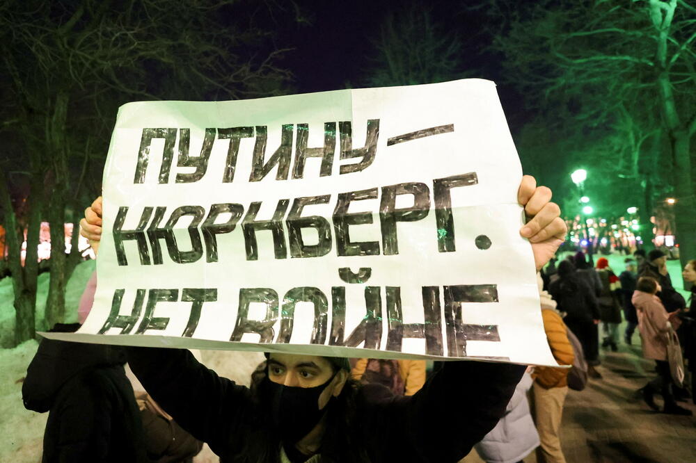 Sa antiratnih protesta u Moskvi, Foto: REUTERS