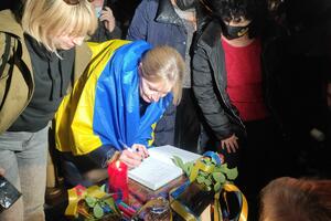 U Podgorici održan skup podrške nezavisnosti i slobodi Ukrajine