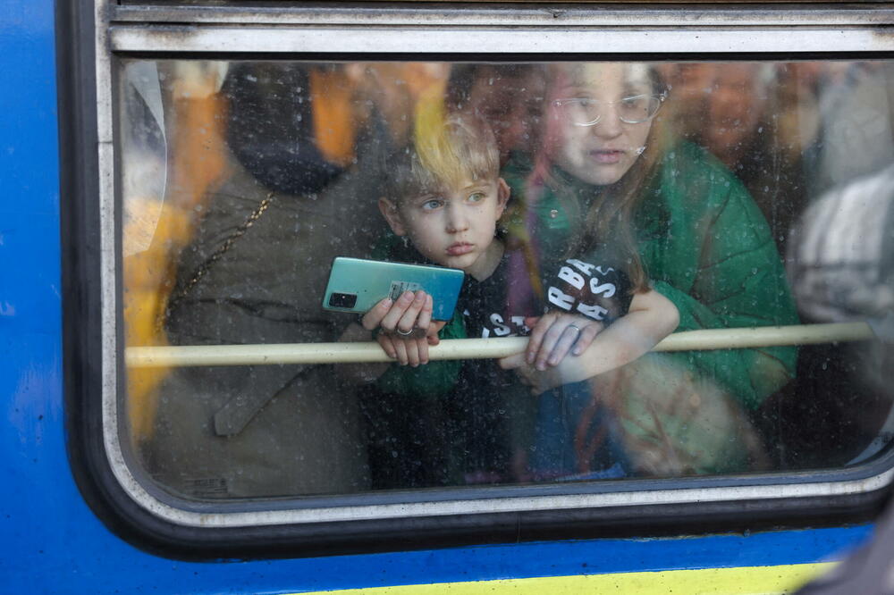 Evakuacija vozom iz Kijeva u Lavov, Foto: Reuters