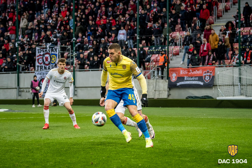 Još jedan fantastičan gol crnogorskog napadača, Foto: FC Dunajska Streda