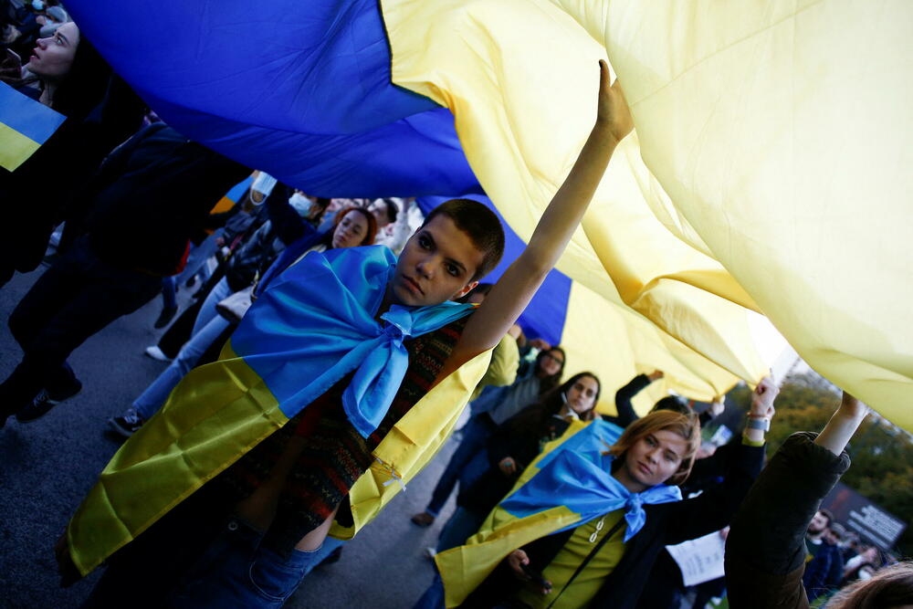 Protest protiv rata u Ukrajini: Lisabon