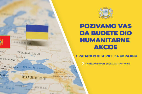 Humanitarna akcija na Trgu nezavisnosti: Građani Podgorice za...