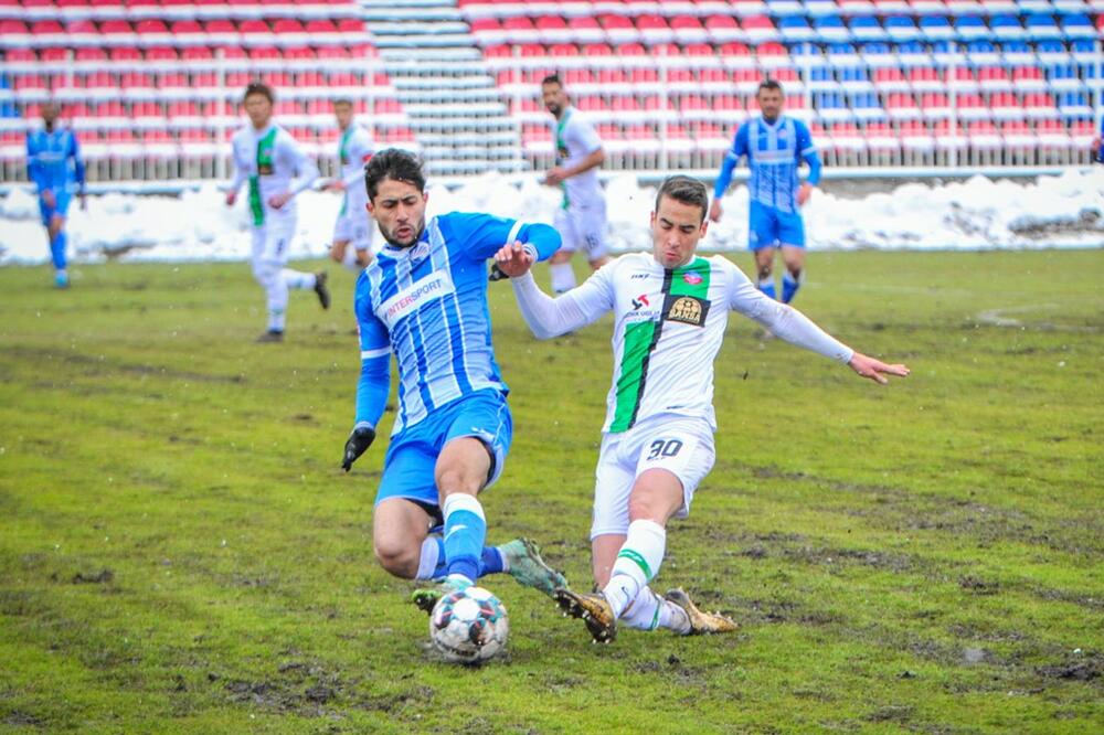 Detalj sa meča Rudar - Sutjeska po teškom terenu pod Golubinjom, Foto: FSCG