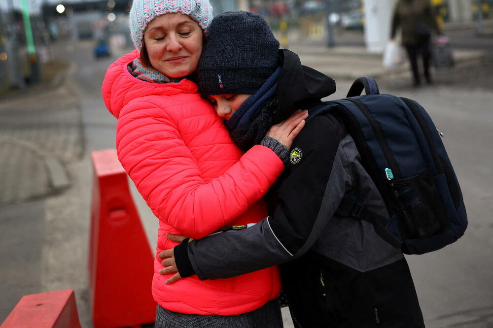 Izbjeglice iz Ukrajine u poljskom gradu Medika, Foto: Reuters
