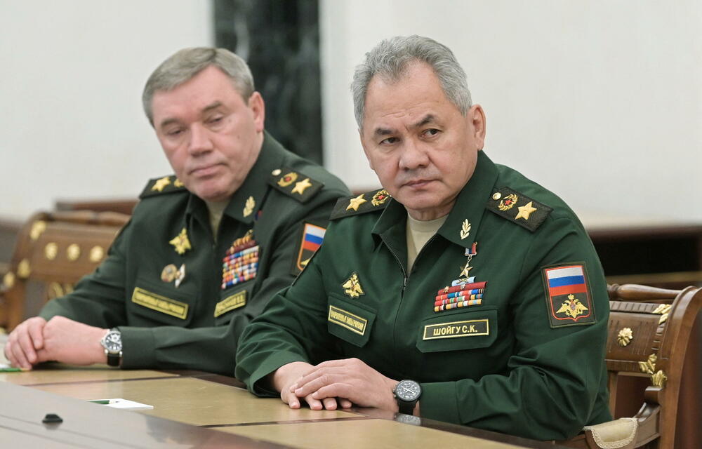 Načelnik ruskog Generalštaba Valerij Gerasimov i ministar odbrane Sergej Šojgu