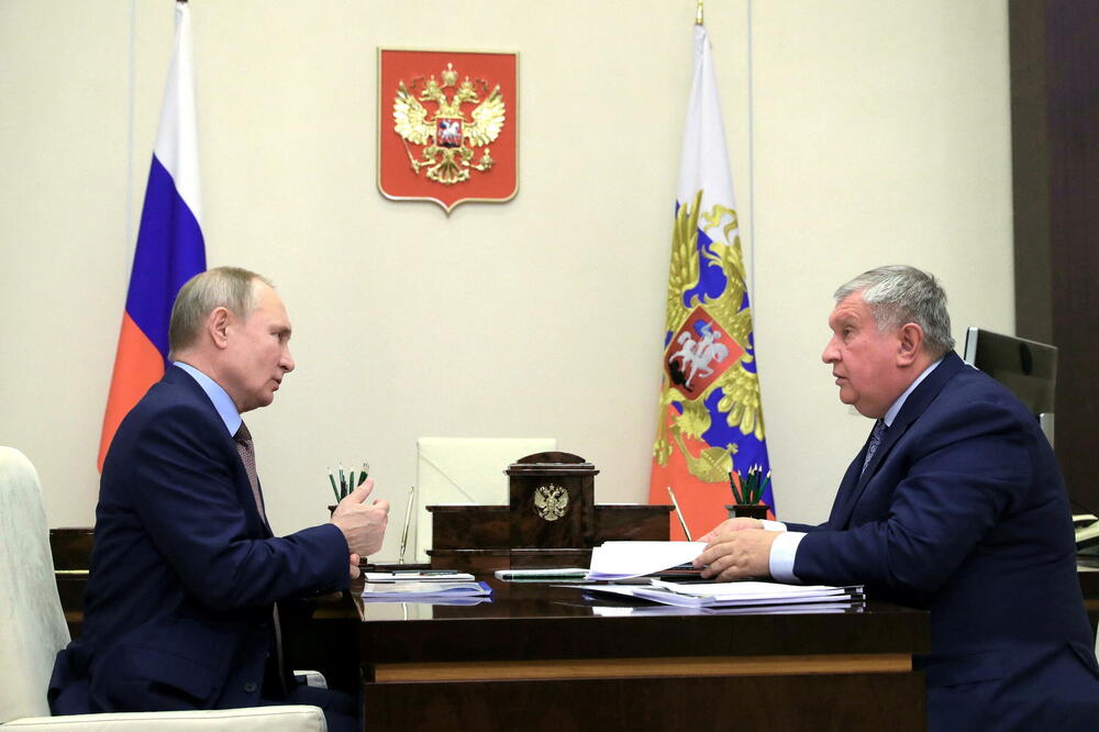 Putin i Sečin, Foto: Reuters
