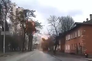 VIDEO Ruski napad na Černigovsku oblast