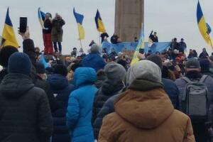 "Rusi, idite kući": Protest Ukrajinaca u okupiranom Hersonu