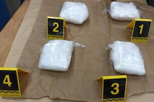 Službenici UP i UPC zaplijenili 2,3 kilograma heroina