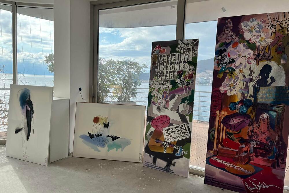 Priprema radova za izložbu, Foto: DEAC