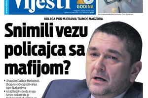 Naslovna strana "Vijesti" za 9. mart 2022.