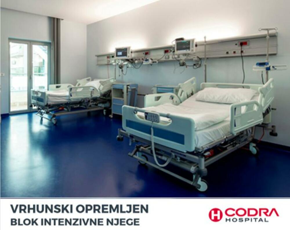 Codra Hospital BOLNIČKO LIJEČENJE, sve na jednom mijestu- dijagnostika-liječenje-njega
