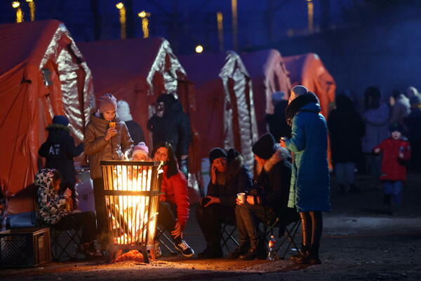 FOTO Izbjeglice iz Ukrajine pristižu u evropske gradove