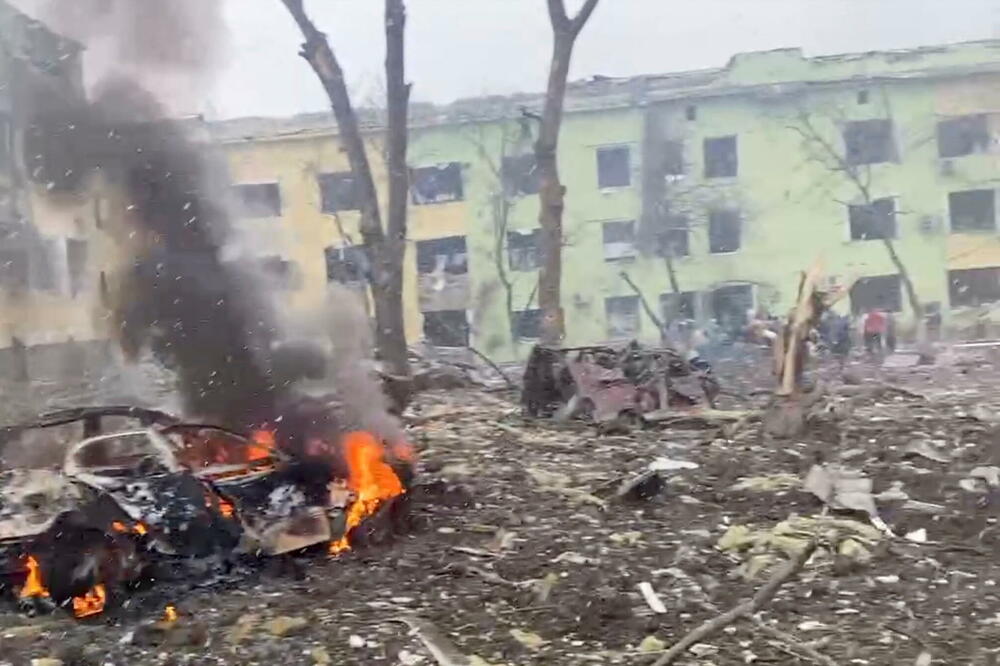 Dječja bolnica u Mariupolju nakon ruskih napada, Foto: Reuters