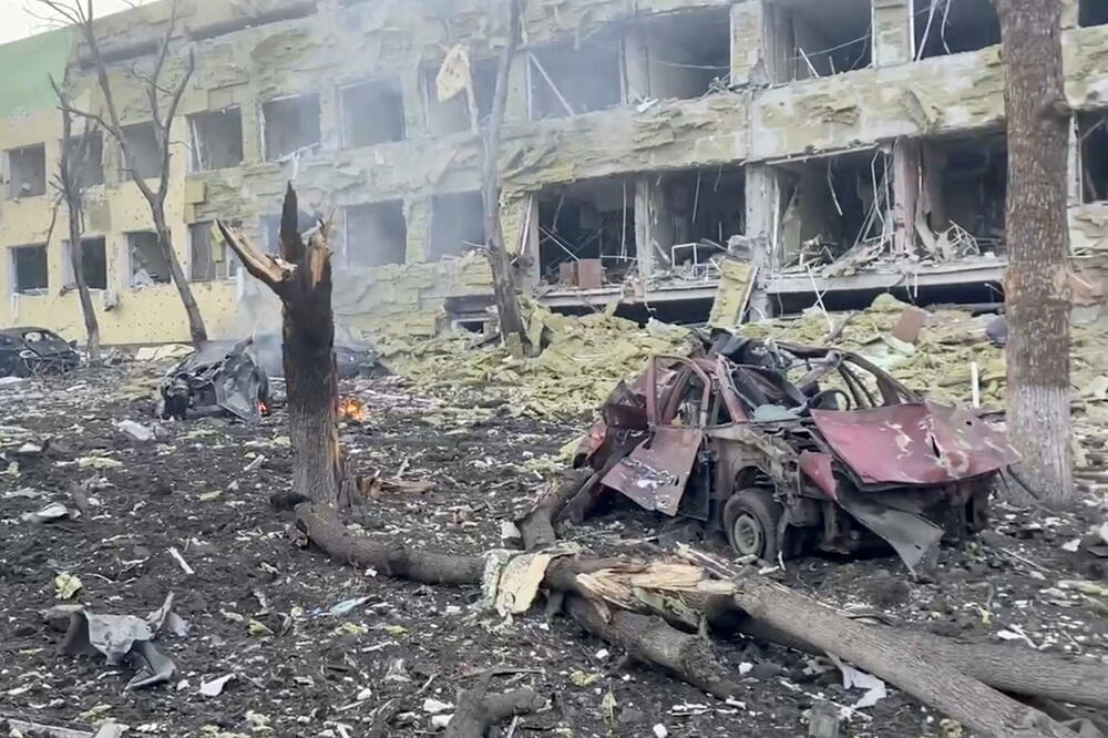 Mariupolj: Na fotografiji bombardovana dječja bolnica - 9. mart, Foto: Reuters