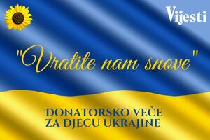 Vijesti organizuju Donatorsko veče za djecu Ukrajine