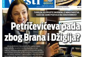 Naslovna strana "Vijesti" za 11. mart 2022.